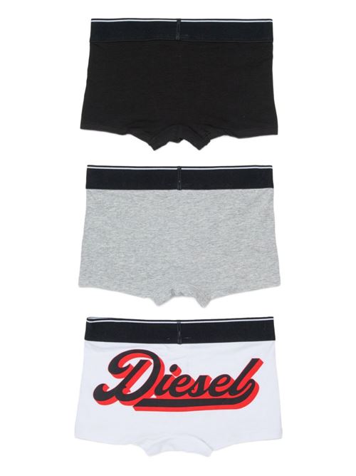 Boxer intimo bambino Diesel 3 pack nero multicolor DIESEL KIDS | J02693KYATRK90W